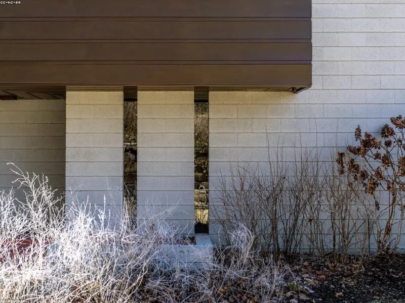 Nowoczesny dom jednorodzinny z minimalistyczną architekturą i dużymi oknami