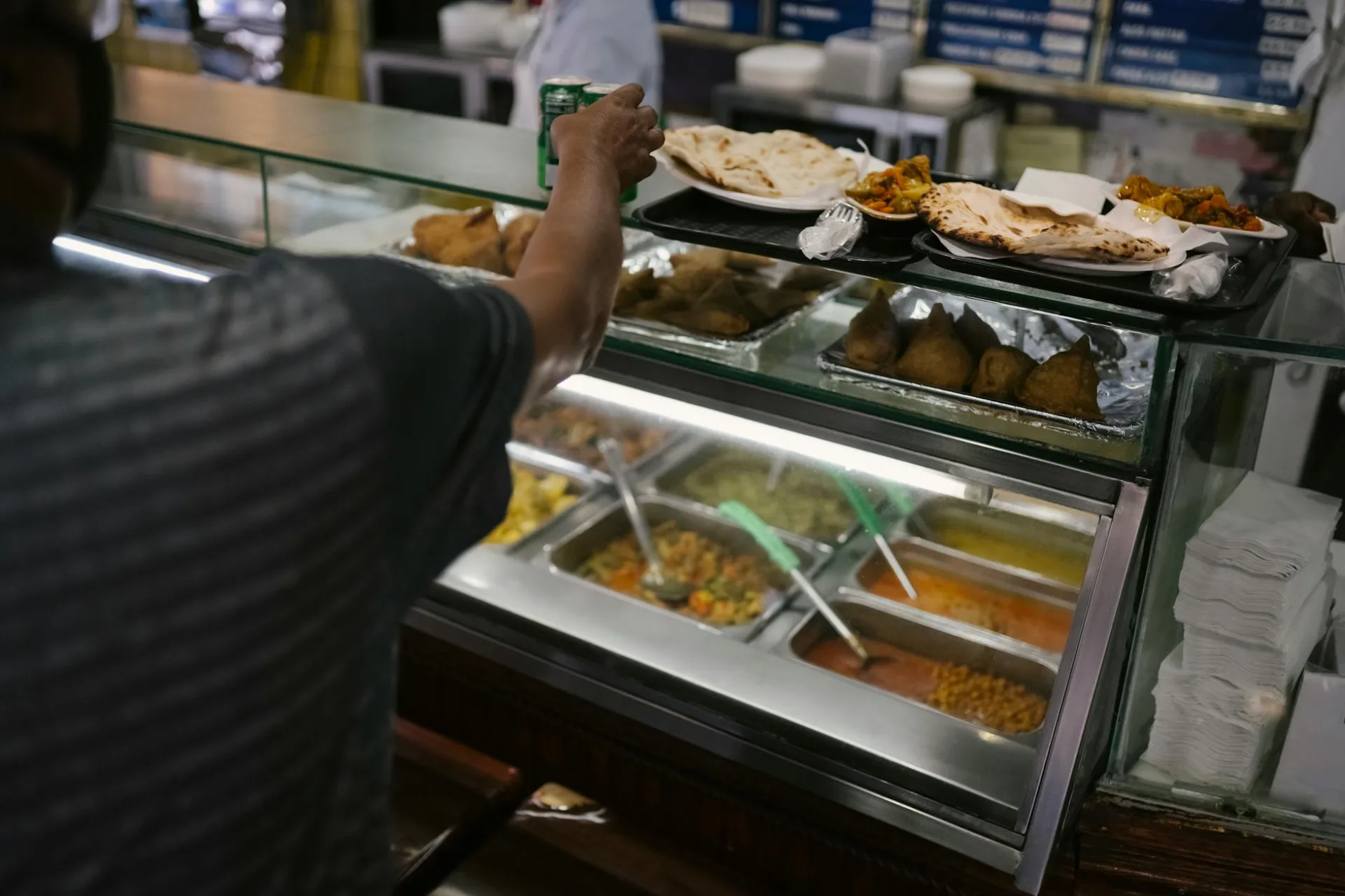 Food truck — street food serving