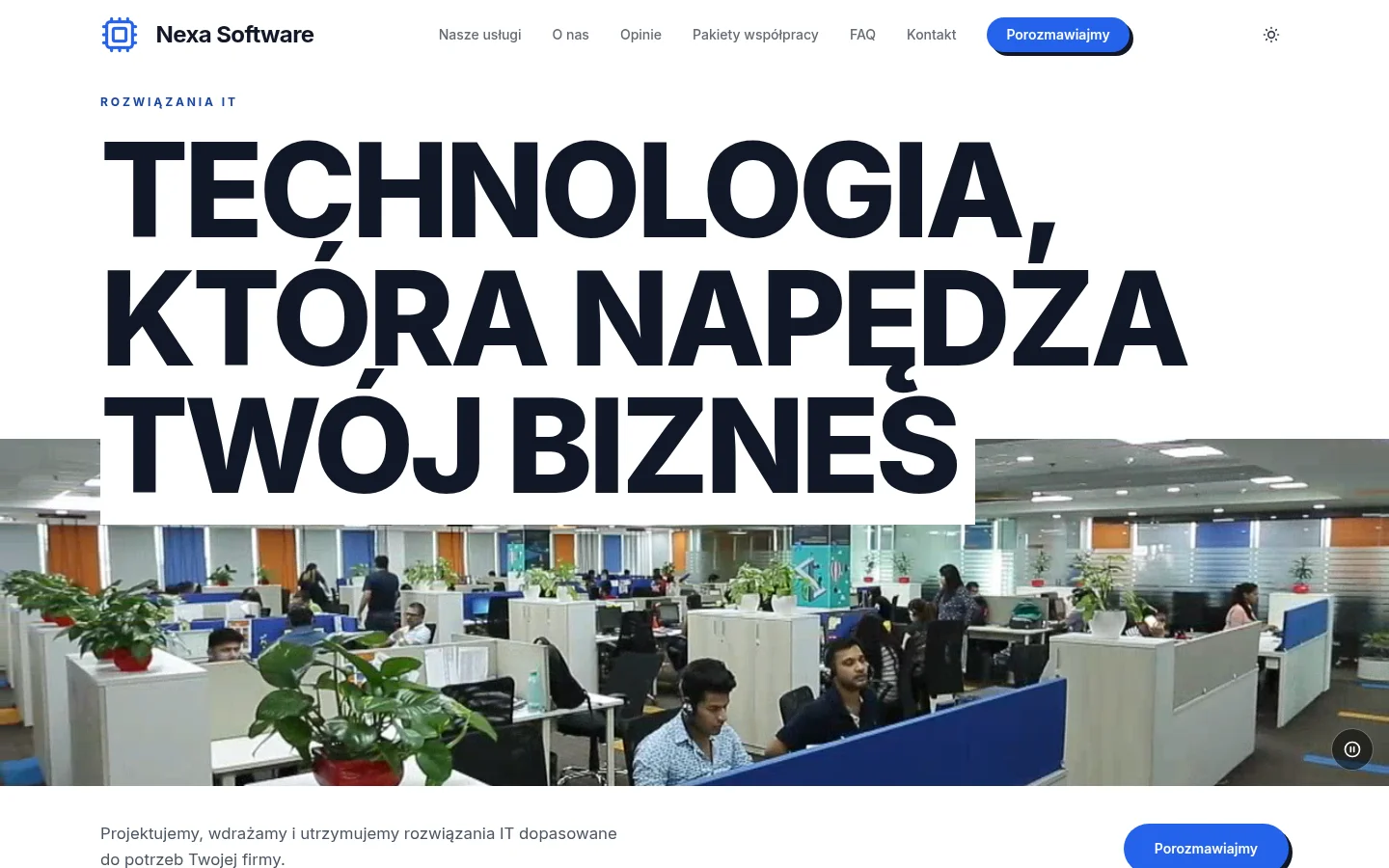 Szablon Modern Business — podgląd strony